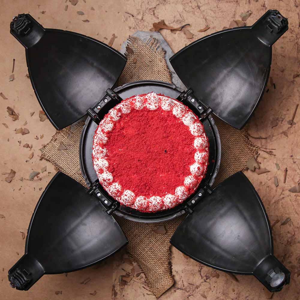 Red Velvet Cream Bomb Cake Red Velvet Bomb Cake