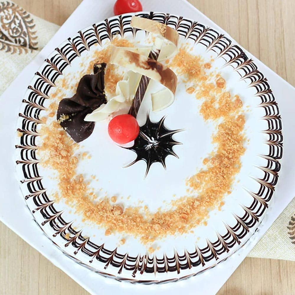 Top View of Butterscotch Bliss Cake