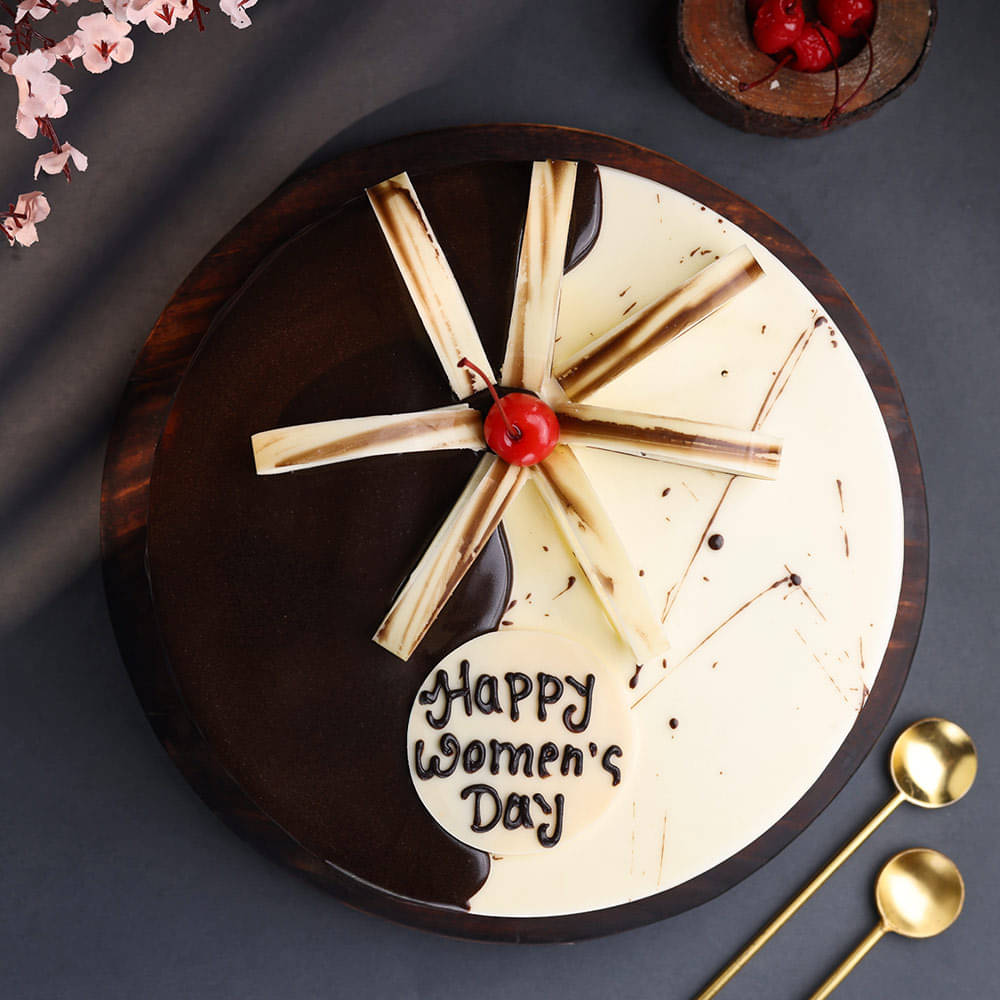 Womens Day Choco Vanilla Cake