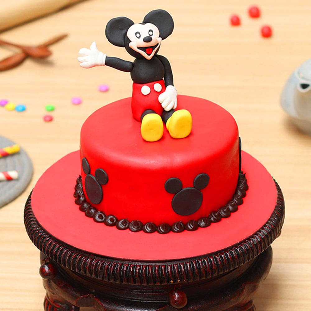 2 In 1 Cute Mickey & Minnie Mouse Doll Cake Decorations | Shopee Malaysia