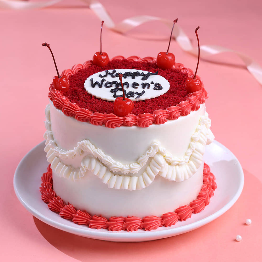 Womens Day Special Red Velvet Cake