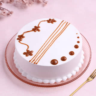 Round Vanilla Caramel Cake Round Vanilla Caramel Cake