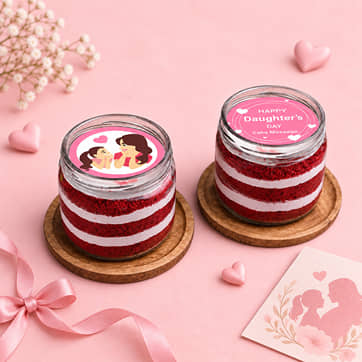 Scrumptious Red Velvet Jar Cake