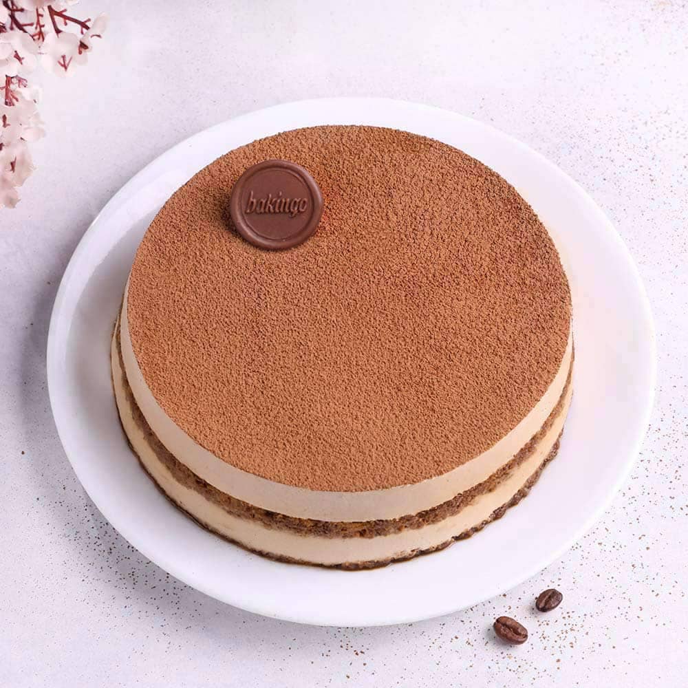 Eggless Tiramisu Cake