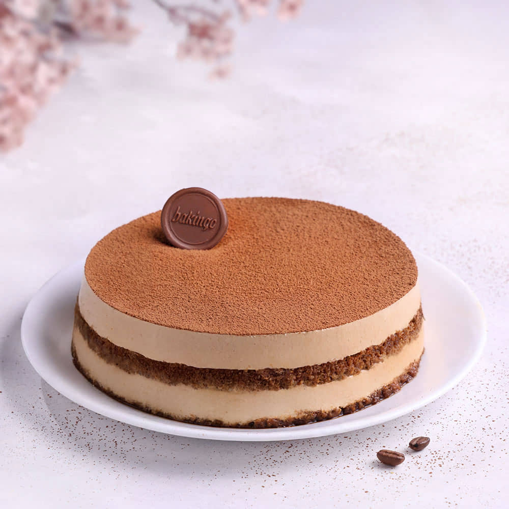 Eggless Tiramisu Cake