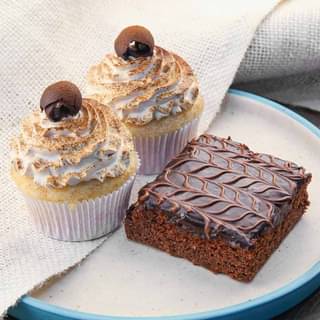 Nutella Walnut Brownie N Coffee Cupcake