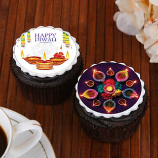 Diwali Poster Cup Cakes