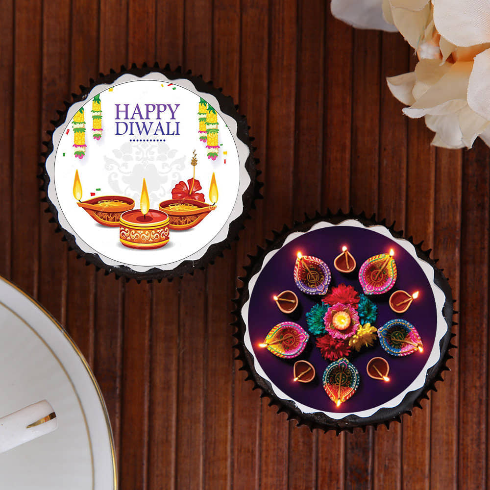 Diwali Poster Cup Cakes