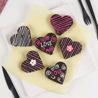 Heart Shaped Brownies Online