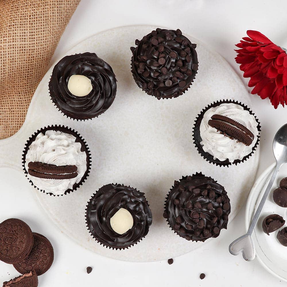 Set Of 6 Oreo Cup Cakes