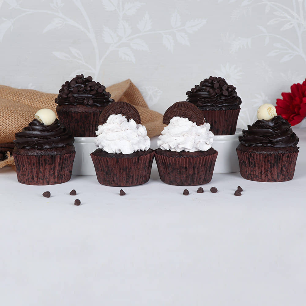 Set Of 6 Oreo Cup Cakes