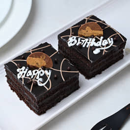 Set of Two Happy Birthday Pastry Set of Two Happy Birthday Pastry