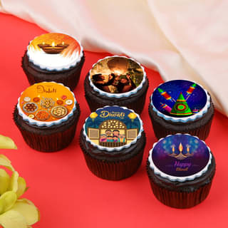 6 Diwali Cupcakes