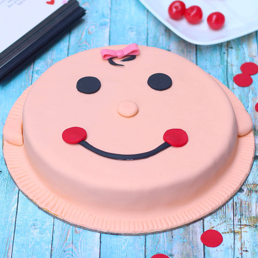 Smiley Cake (0.5 Kg) | Cafe Humbae Bakery