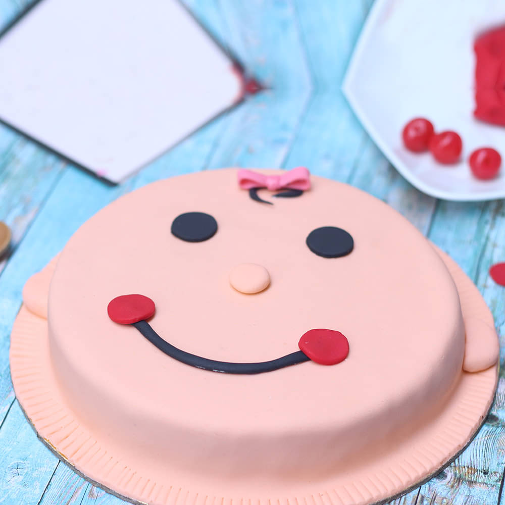 Smiling Winking Face Edible Cake Image - Kids Themed Party Supplies |  Character Parties Australia