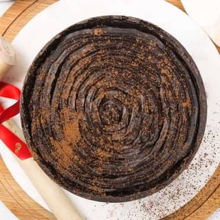 Spherical Chocolate Pinata Cake with Hammer
