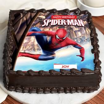 Spider Man Birthday Cake