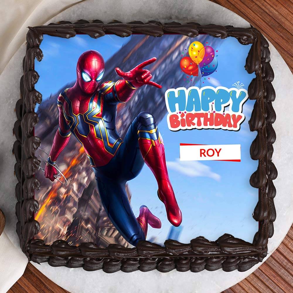 How to Make a Spiderman Cake : 10 Steps (with Pictures) - Instructables