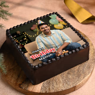 Photo Cake Square Shape