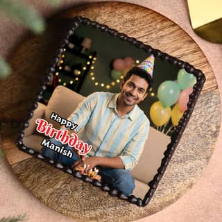 Photo Cake Square Shape