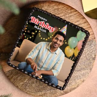 Photo Cake Square Shape