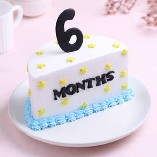 Starry White Half Vanilla Cake Starry White Half Vanilla Cake