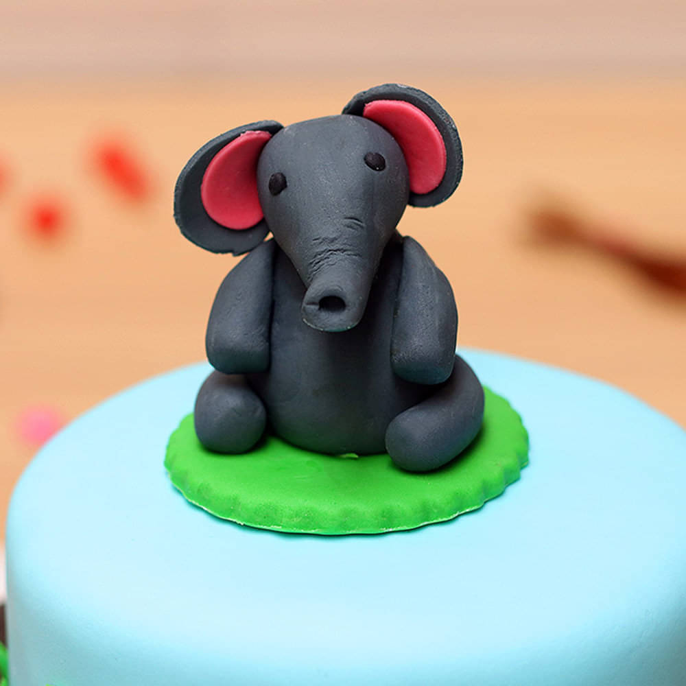 Gift a cake in Ahmedabad for kids Elephant face shape Order online for  fast delivery
