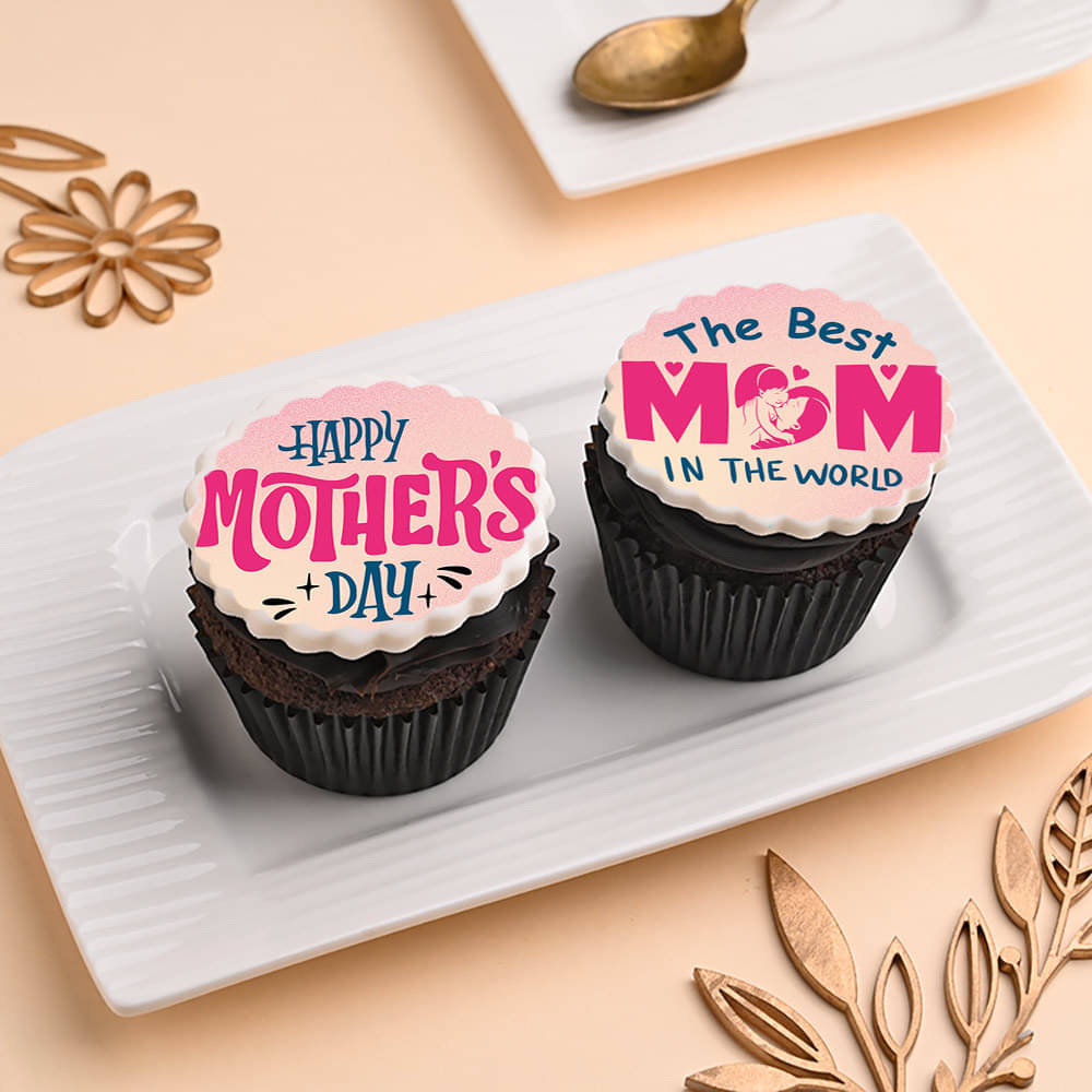 Best Mom Cupcake Duo