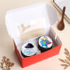 Superhero Fathers Day Cupcakes 2pcs
