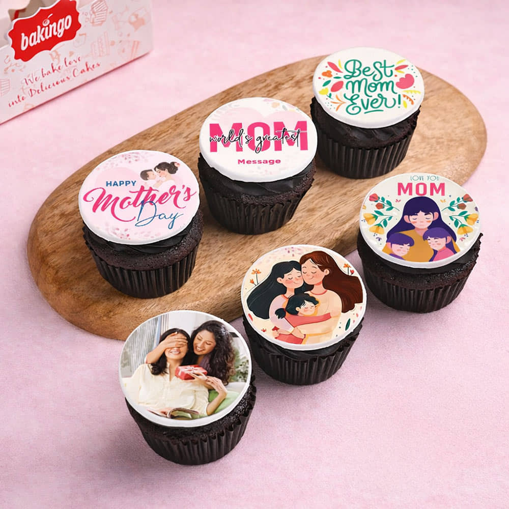 Set of 6 Mothers Day Cupcakes