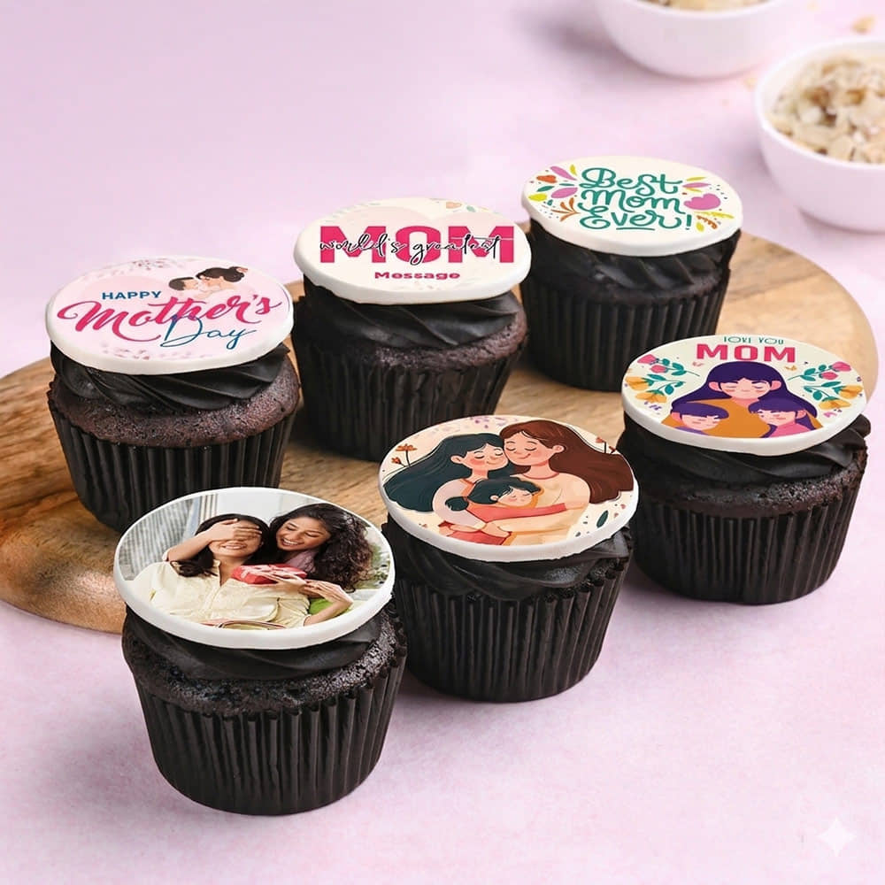 Open View of Sweet N Savory Mothers Day Cupcakes