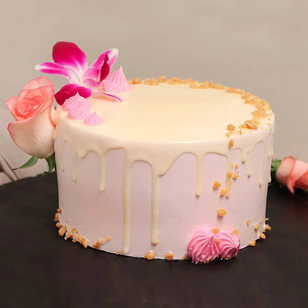 Top View of Toothsome Butterscotch Cake