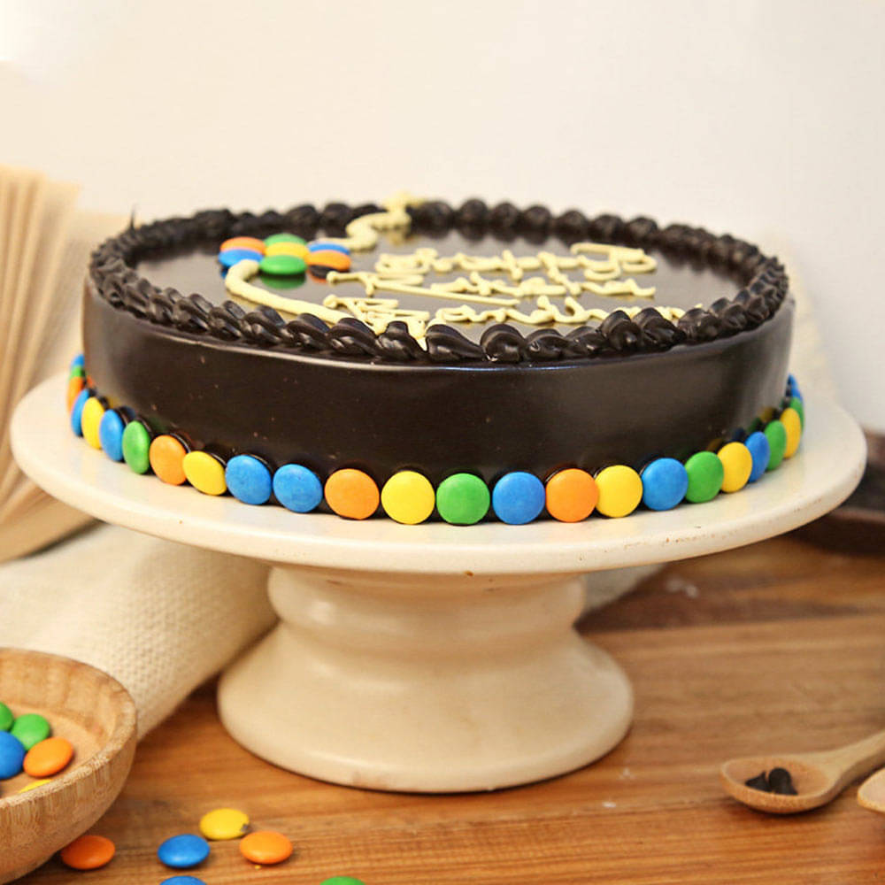 Toothsome Chocolate Cake Delicious Choco Rakhi Cake
