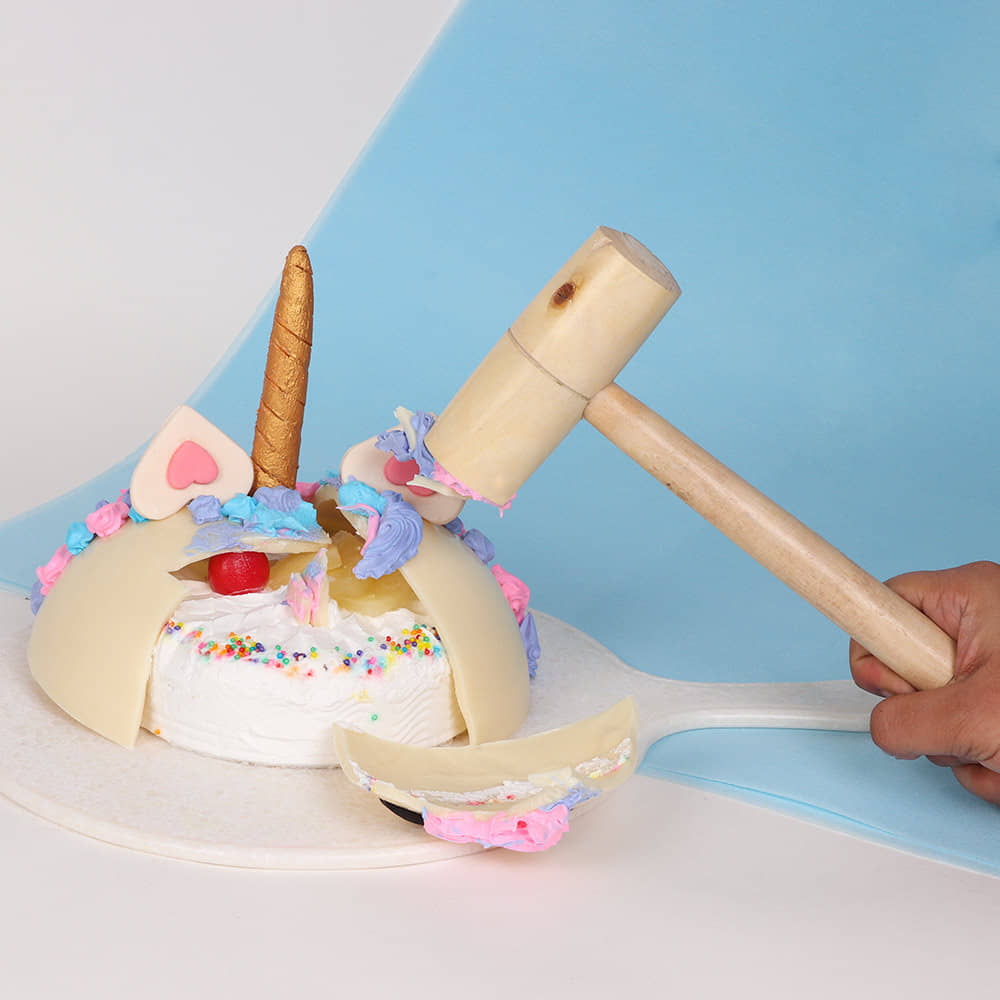 Unicorn Theme Pinata Cake Unicorn Pinata Cake in Pineapple Flavour