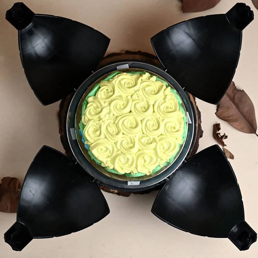 Vanilla Cream Swirls Bomb Cake