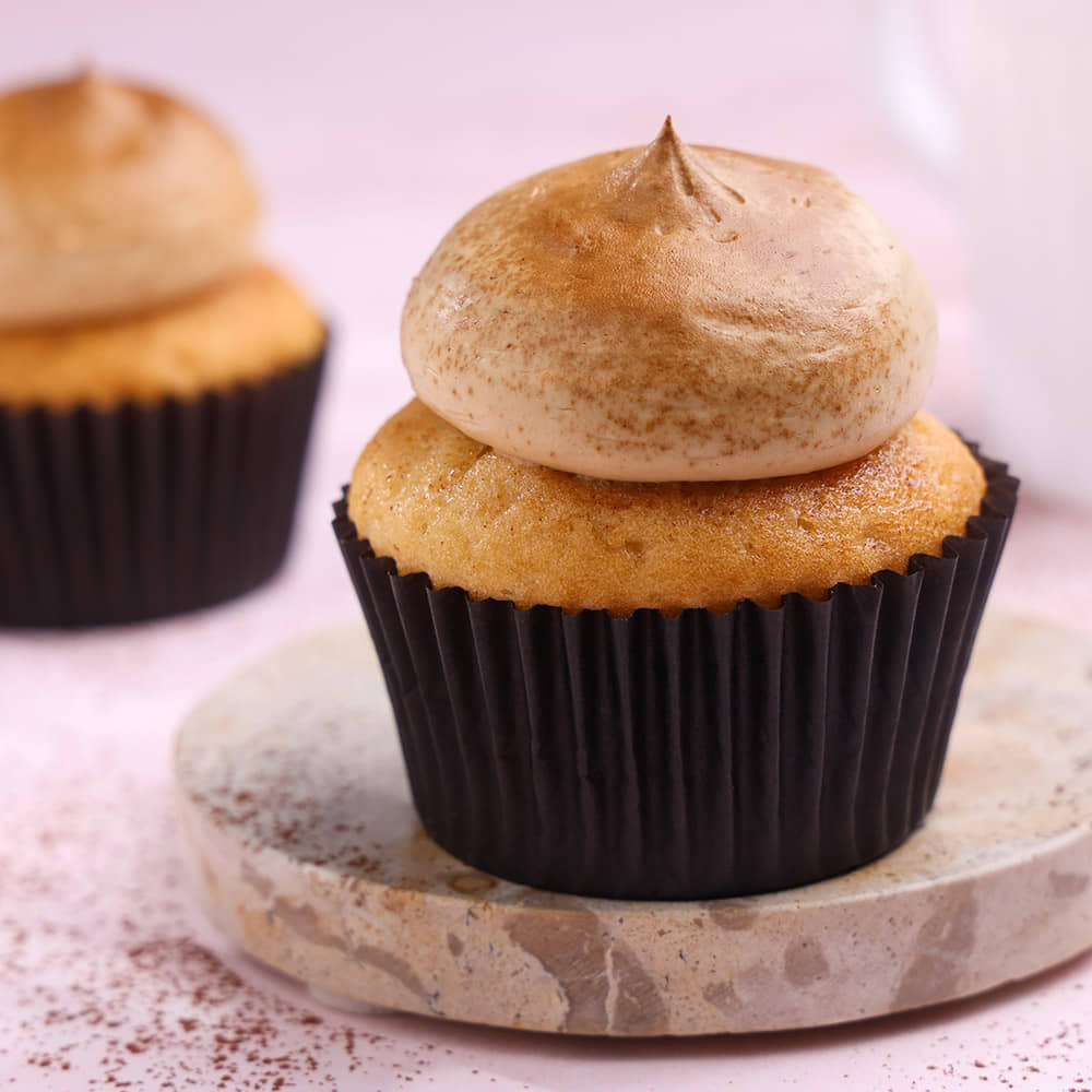 Coffee Cupcake Rich and creamy coffee infused cupcake