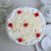 Top View of White Paradesia - A White Forest Cake