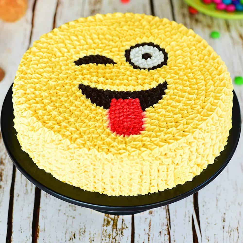 Discover 81+ smiley cake design best