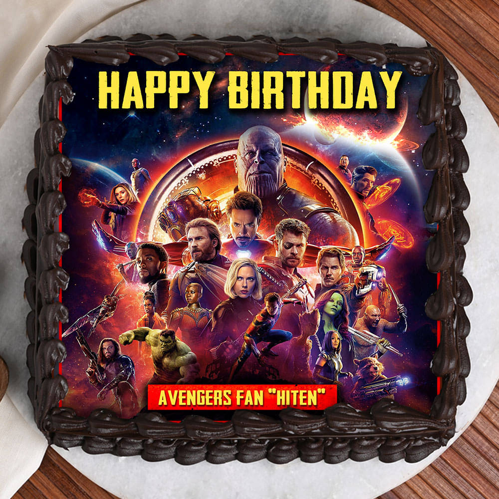 Avenger Cakes Online | Order Avenger Cake for Kids Birthday