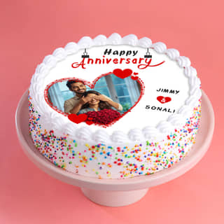 Photo Cake For Marriage Anniversary Online