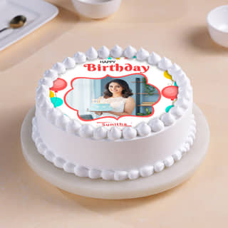 Birthday Photo Cake