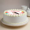 Side View of Birthday Exuberance - A Photo Cake For Birthday Celebration
