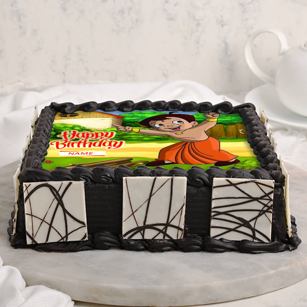 Little Bheem Theme Cake