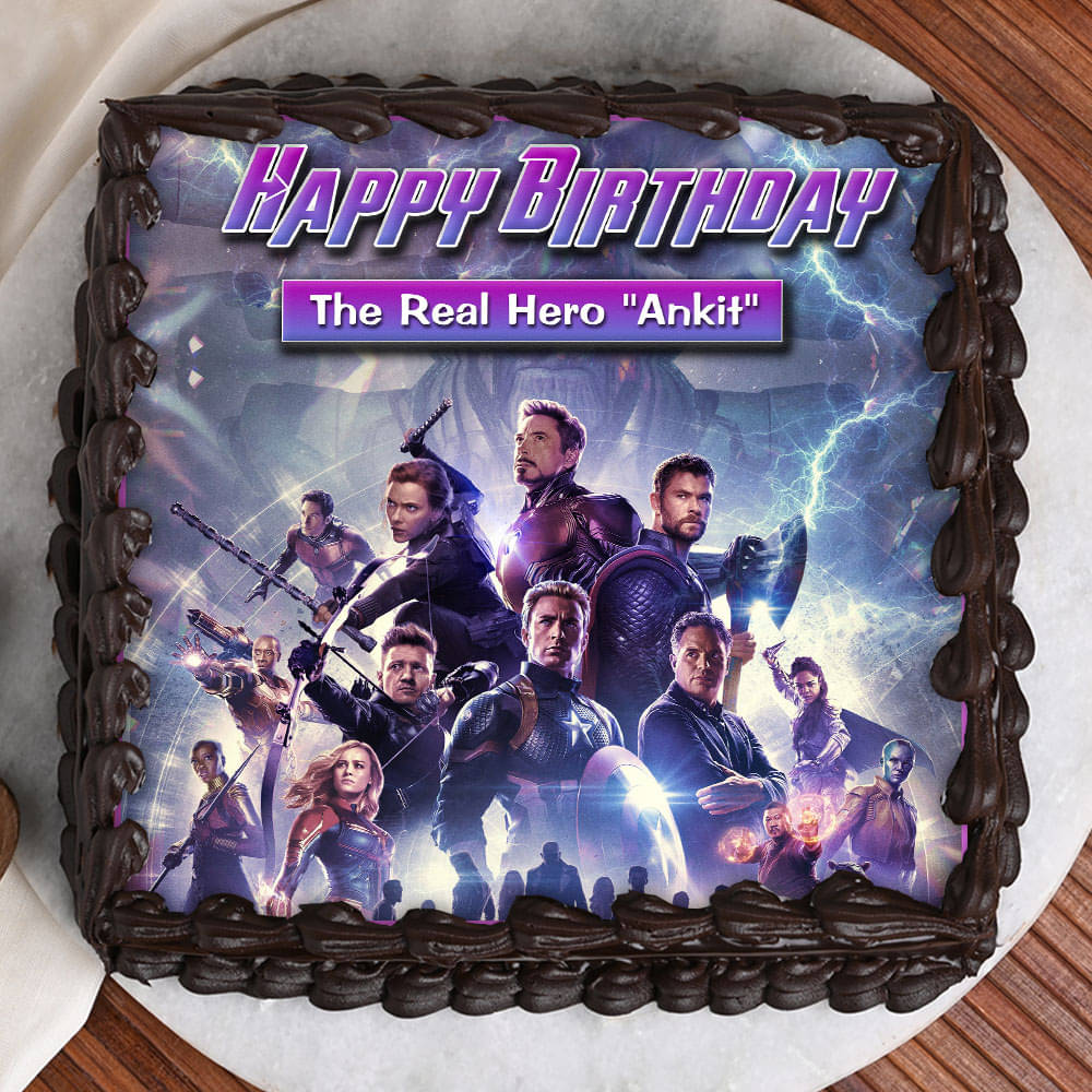 Coolest Avengers Cake