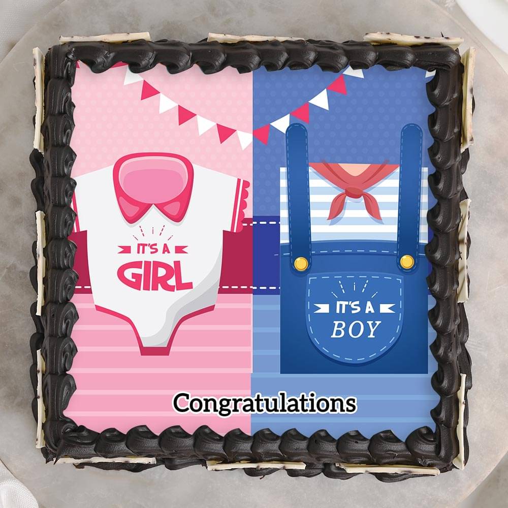 Top view of Buck or Doe Cake