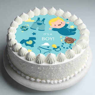 Order Boy Girl Baby Shower Theme Cake