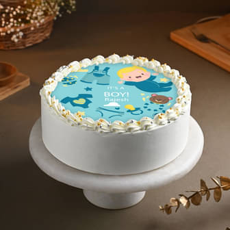 Baby Boy Shower Cake