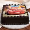 Side view of The Cars Cake