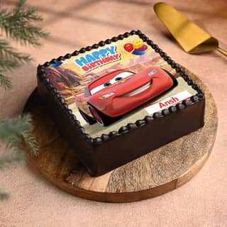 Speedster Birthday Cake