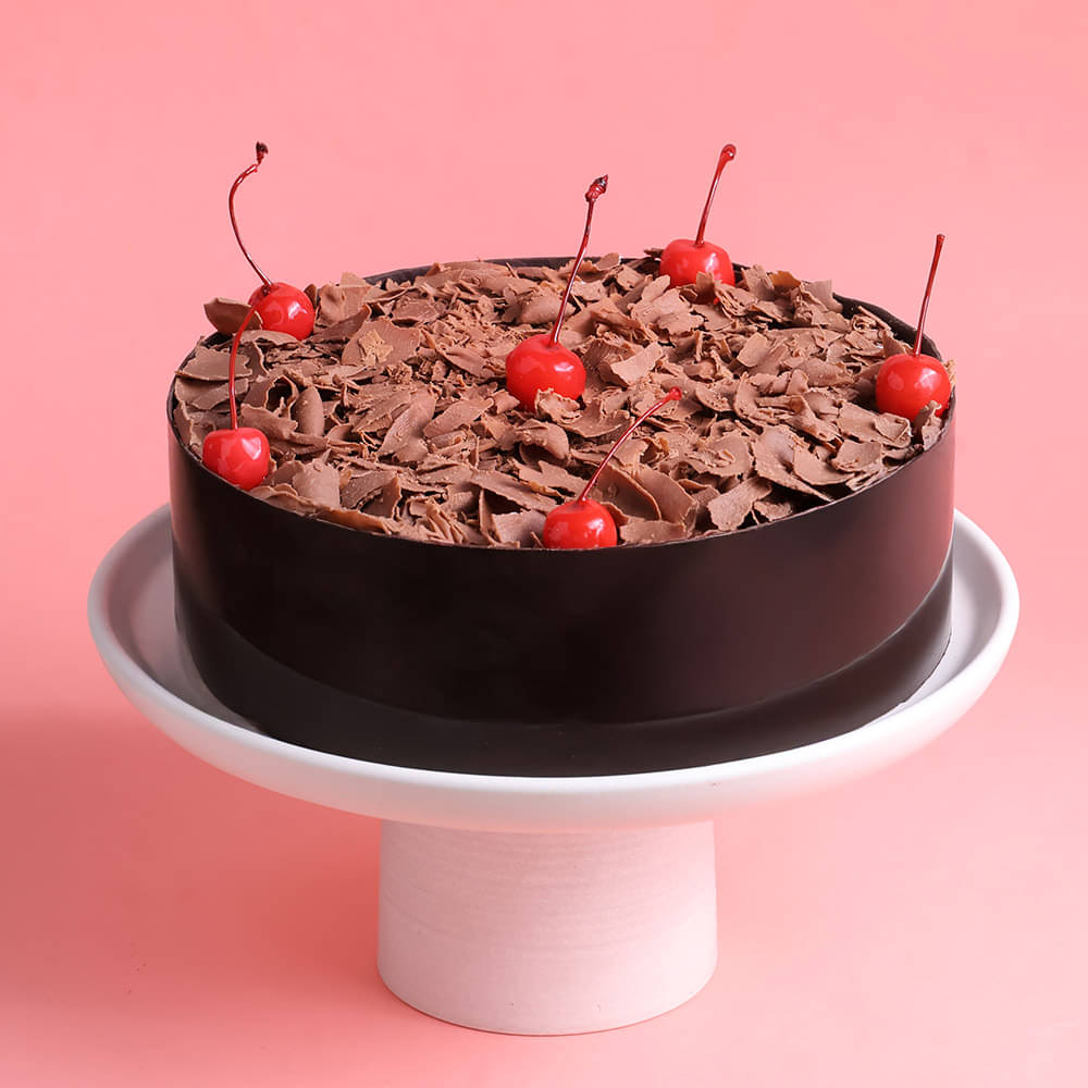 Side View of Choco Black Forest Cake